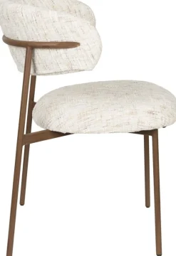 Chaise en tissu blanc Finn - The Cool Republic
