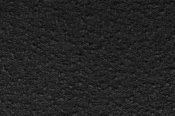 Chaise en tissu bouclé noir Rodin - Dutchbone