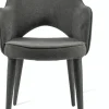 Chaise en tissu gris Cosy - Pols Potten