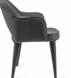 Chaise en tissu gris Cosy - Pols Potten