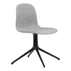 Chaise Form Chair Swivel 4L Full Uph. Black Alu - Normann Copenhagen