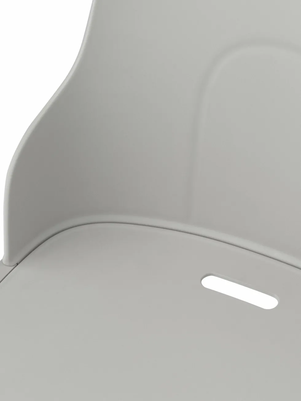 Chaise gris chaud en polypropylène Allez Warm Grey - Normann Copenhagen