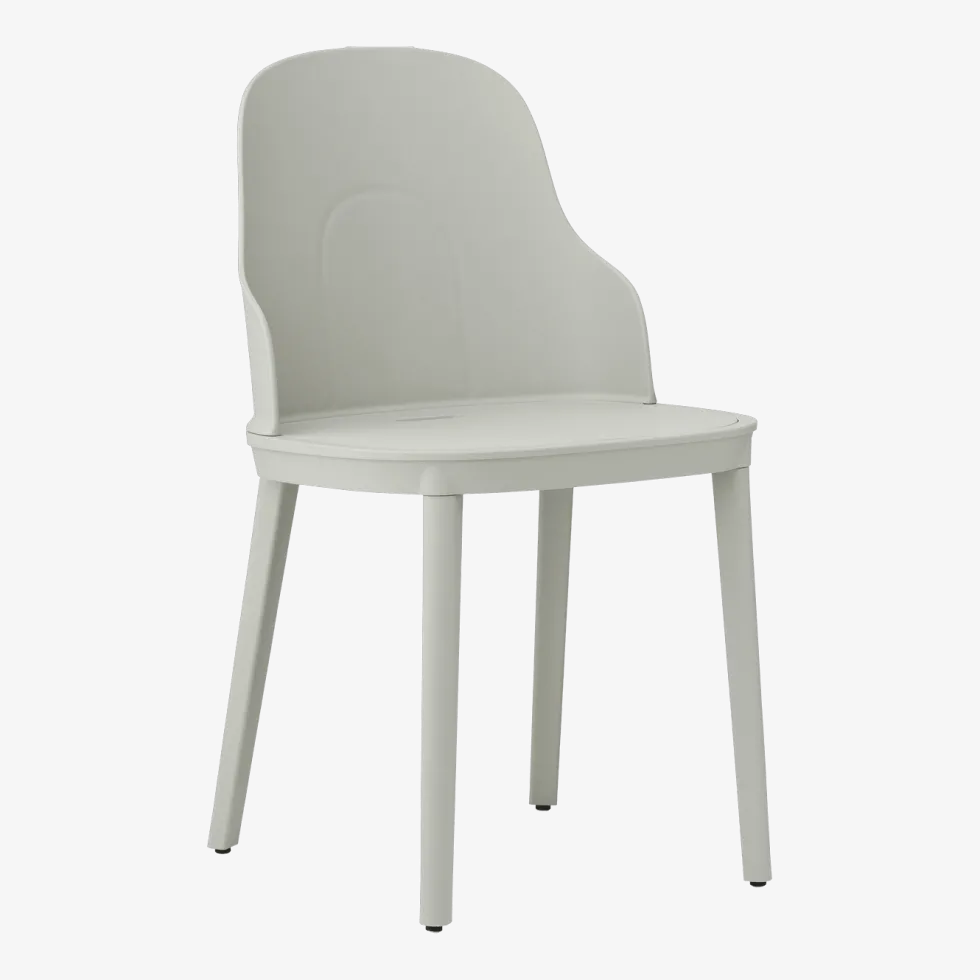 Chaise gris chaud en polypropylène Allez Warm Grey - Normann Copenhagen