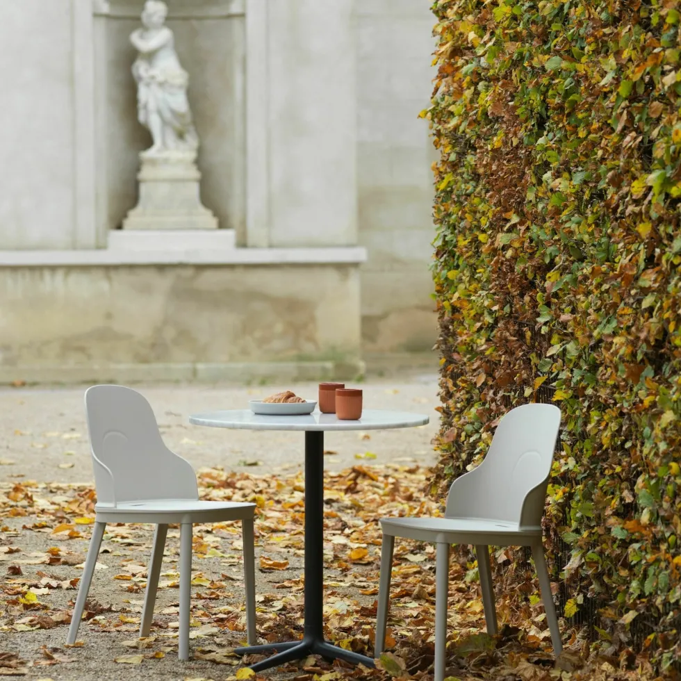 Chaise gris chaud en polypropylène Allez Warm Grey - Normann Copenhagen