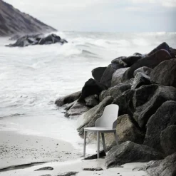 Chaise gris chaud en polypropylène Allez Warm Grey - Normann Copenhagen
