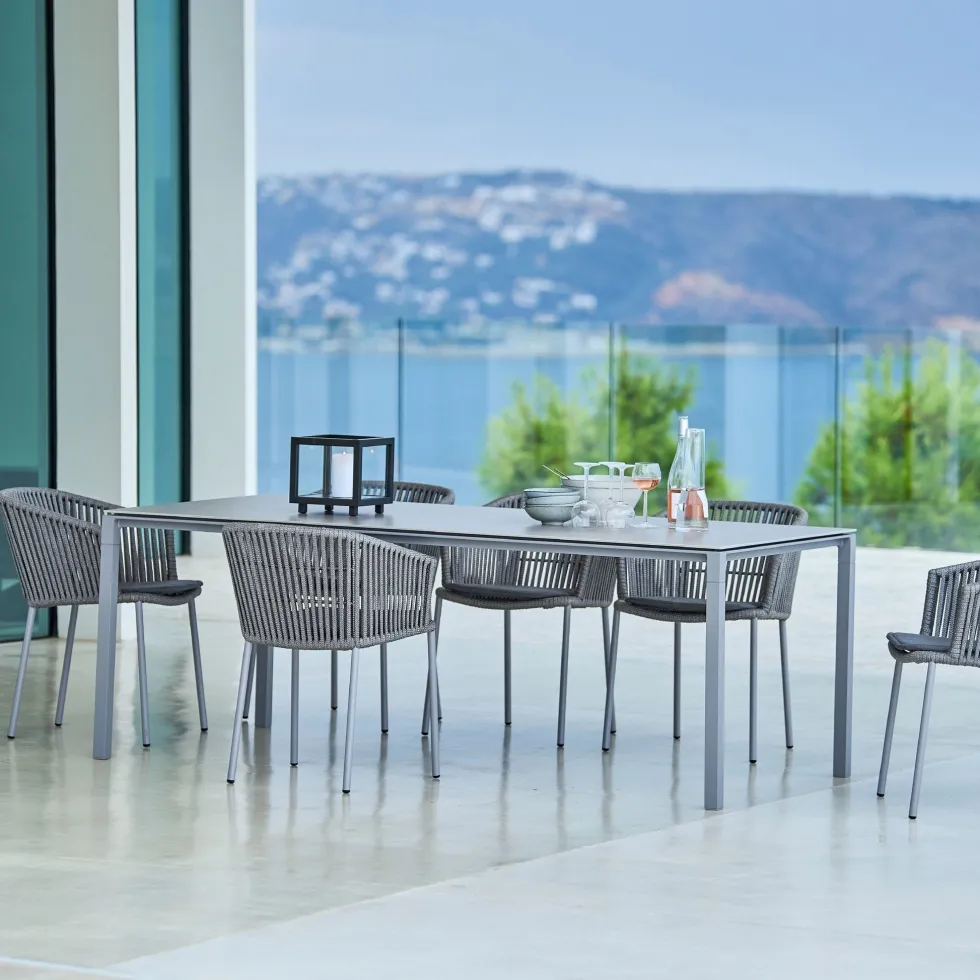 Chaise grise Moments - Cane-Line