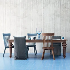 Chaise laquée gris Gray 21 - Gervasoni