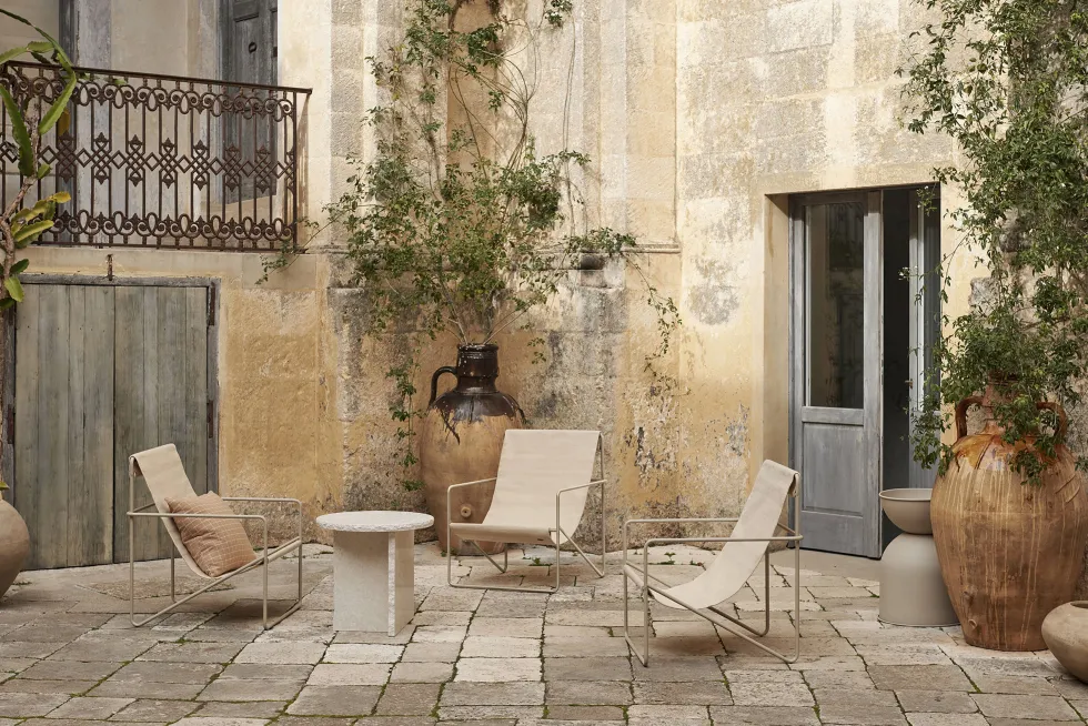 Chaise longue cachemire et nuage Desert - Ferm Living