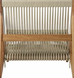 Chaise longue d'extérieur en bois iroko huilé MR01 Initial - Gubi