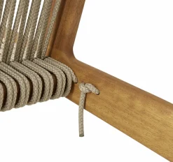 Chaise longue d'extérieur en bois iroko huilé MR01 Initial - Gubi