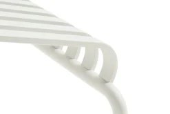 Chaise longue en métal crème Palissade - HAY