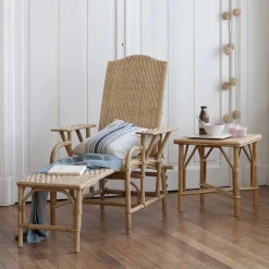 Chaise longue en rotin naturel Grand-mère - KOK
