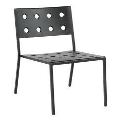 Chaise lounge de jardin en acier anthracite Balcony - HAY