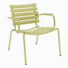 Chaise lounge d'extérieur en aluminium jaune citron 69x71x75cm Alua - Houe