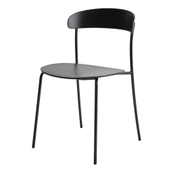 Chaise noire en frêne Missing - New Works