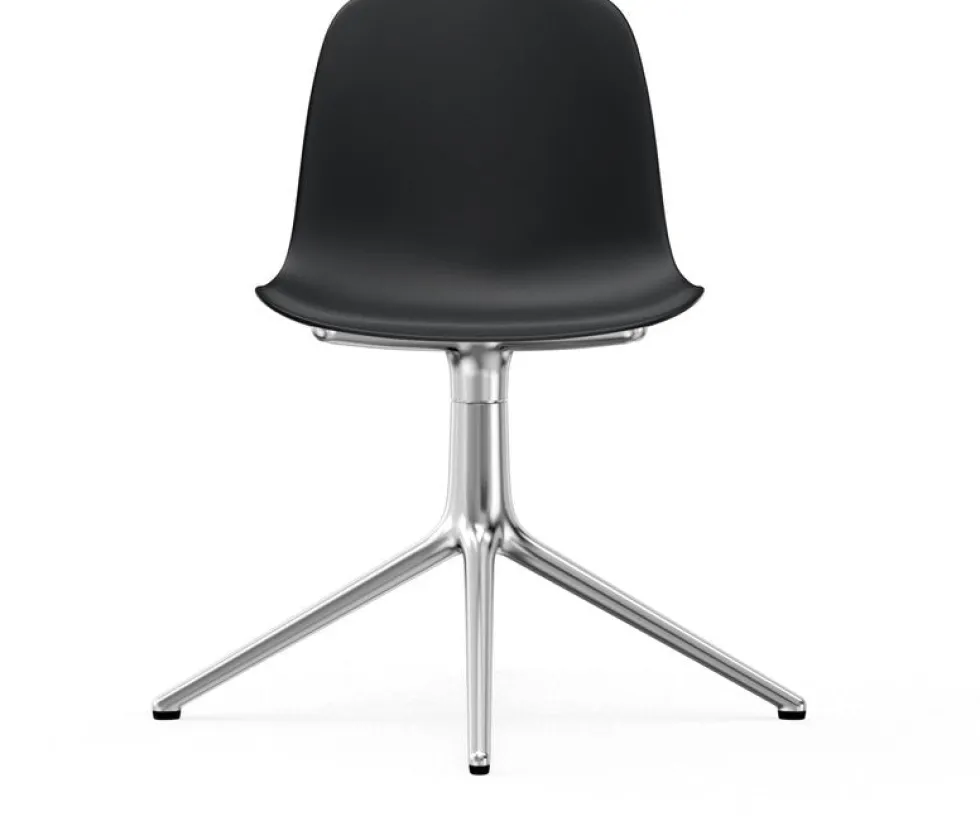 Chaise pivotante noir Swivel Norman Copenhagen noir - Normann Copenhagen