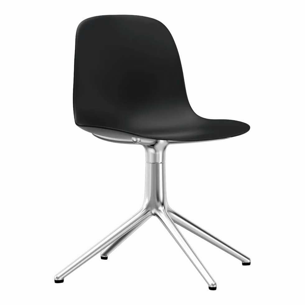 Chaise pivotante noir Swivel Norman Copenhagen noir - Normann Copenhagen