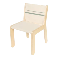 Chaise pour enfant en coton bleu Sillita - Lorena Canals