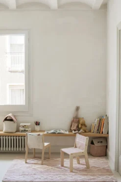 Chaise pour enfant en coton bleu Sillita - Lorena Canals