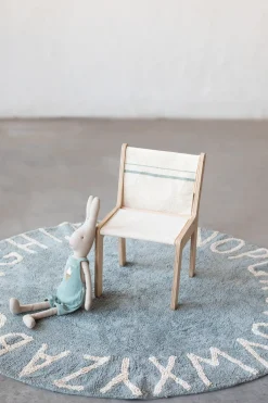 Chaise pour enfant en coton bleu Sillita - Lorena Canals