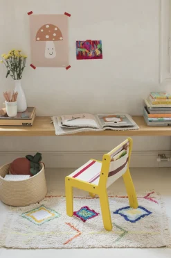Chaise pour enfant en coton multicolore Sillita - Lorena Canals