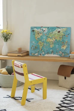 Chaise pour enfant en coton multicolore Sillita - Lorena Canals