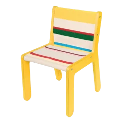 Chaise pour enfant en coton multicolore Sillita - Lorena Canals