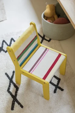 Chaise pour enfant en coton multicolore Sillita - Lorena Canals