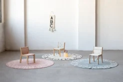 Chaise pour enfant en coton rose Sillita - Lorena Canals