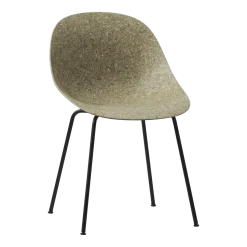 Chaise recyclable en herbes marines et acier noir Mat - Normann Copenhagen
