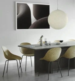 Chaise recyclable en herbes marines et acier noir Mat - Normann Copenhagen