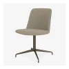 Chaise Rely HW13-HW18 structure Bronze tissu Remix 233 Kvadrat - &tradition