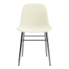 Chaise rembourrée hallingdal 100 et pieds chrome Form Chair Full Upholstery - Normann Copenhagen