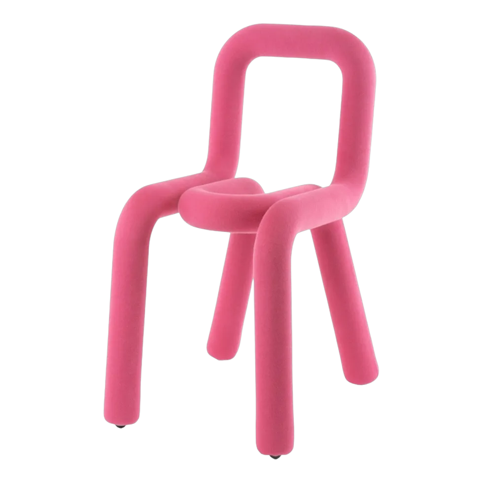 Chaise rose 53 x 77,5 cm Bold - Moustache