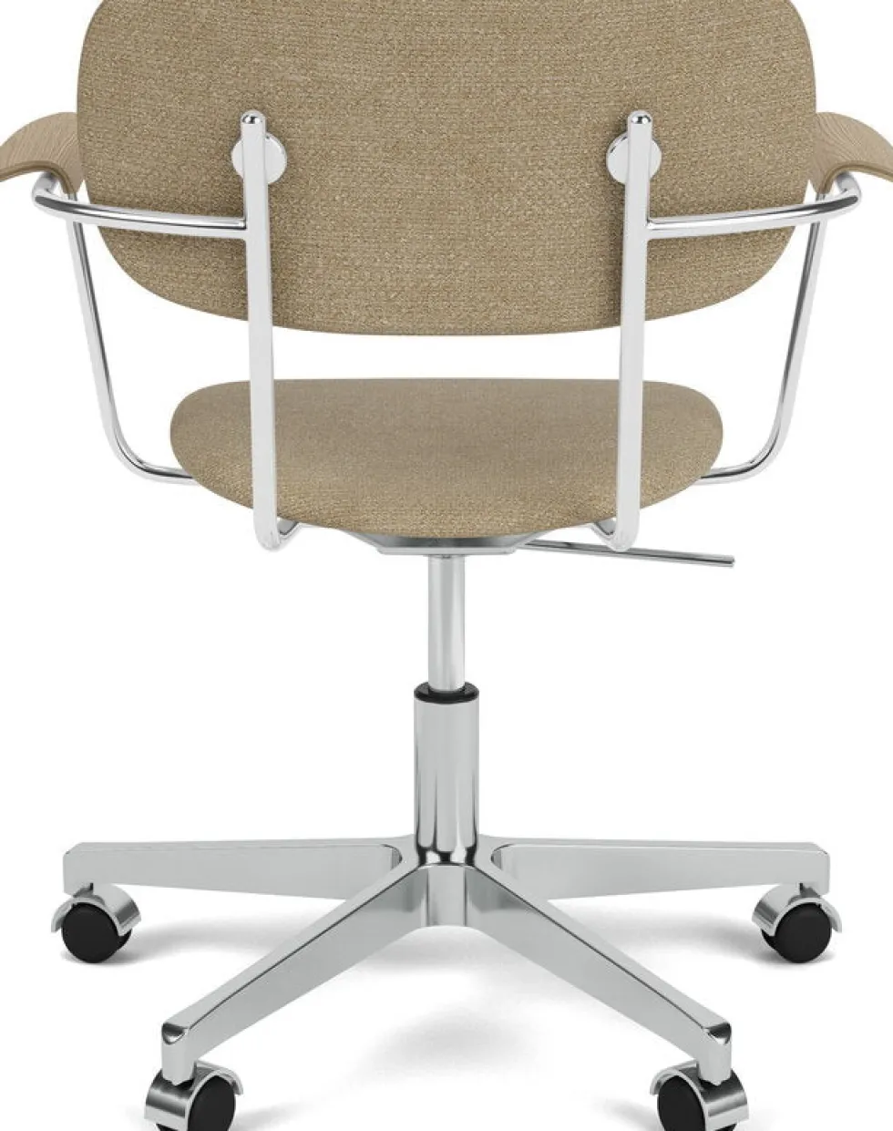 Chaise roulante en aluminium et tissu naturel 65x75cm - Audo