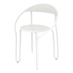 4 Chaises blanches Huggy Bistro - Maiori
