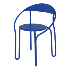 4 Chaises bleu aube Huggy Bistro - Maiori