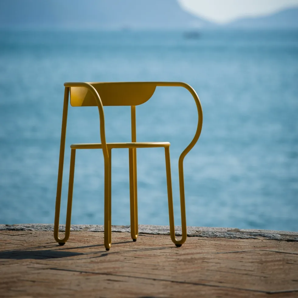 4 Chaises charbon Huggy Bistro - Maiori