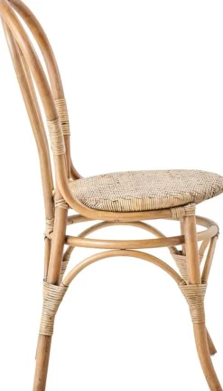 2 Chaises de bistrot rotin naturel Lulu - Sika Design