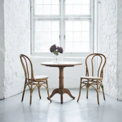2 Chaises de bistrot rotin naturel Lulu - Sika Design