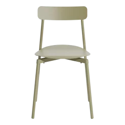 2 chaises d'extérieur en aluminium vert jade Fromme - Petite friture