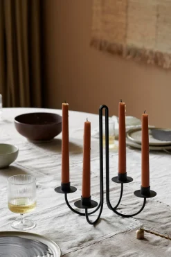 Chandelier en acier noir Sway - Ferm Living