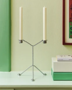 Chandelier en fil de fer miroir 19x19x25cm Wire - Hay