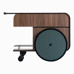 Chariot de bar en bois de noyer Trink - Kann Design