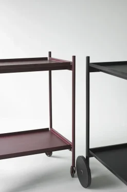 Chariot en acier bordeaux Rul - Normann Copenhagen