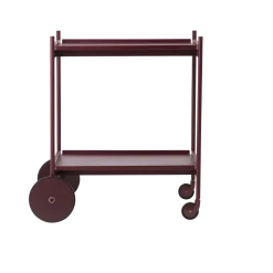 Chariot en acier bordeaux Rul - Normann Copenhagen