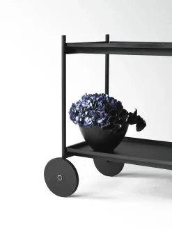 Chariot en acier noir Rul - Normann Copenhagen