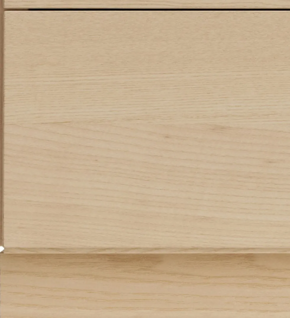 Chiffonier et plinthes en bois mdf frêne 41x121,5cm Relief - String furniture