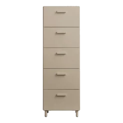 Chiffonnier en bois mdf beige 41x121,5cm Relief - String furniture