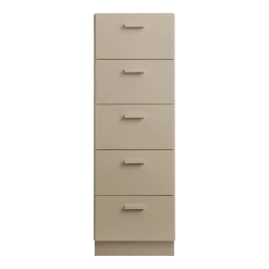 Chiffonnier et plinthes en bois mdf beige 41x121,8cm Relief - String furniture